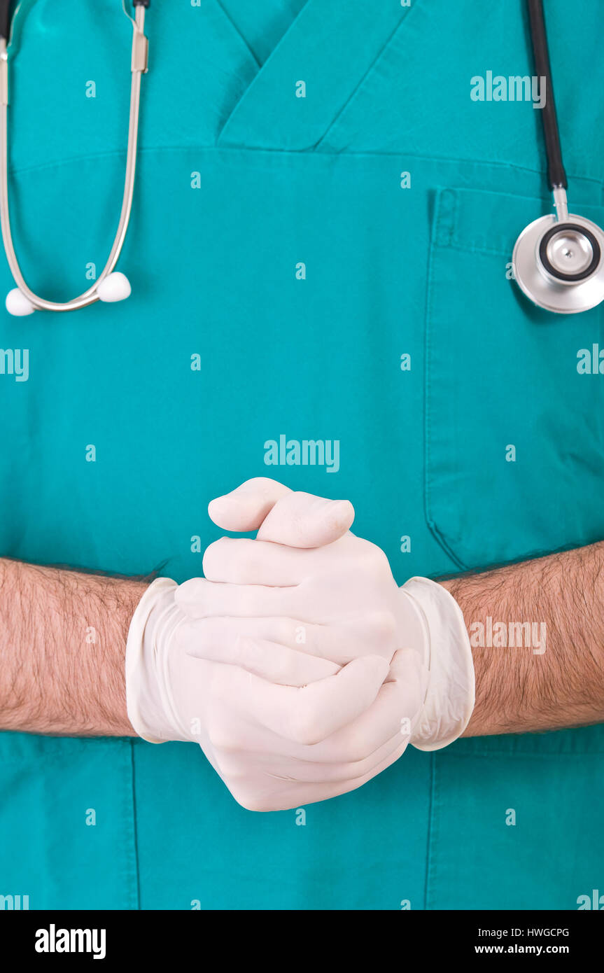 Man doctor stethoscope rubbing hi-res stock photography and images - Alamy