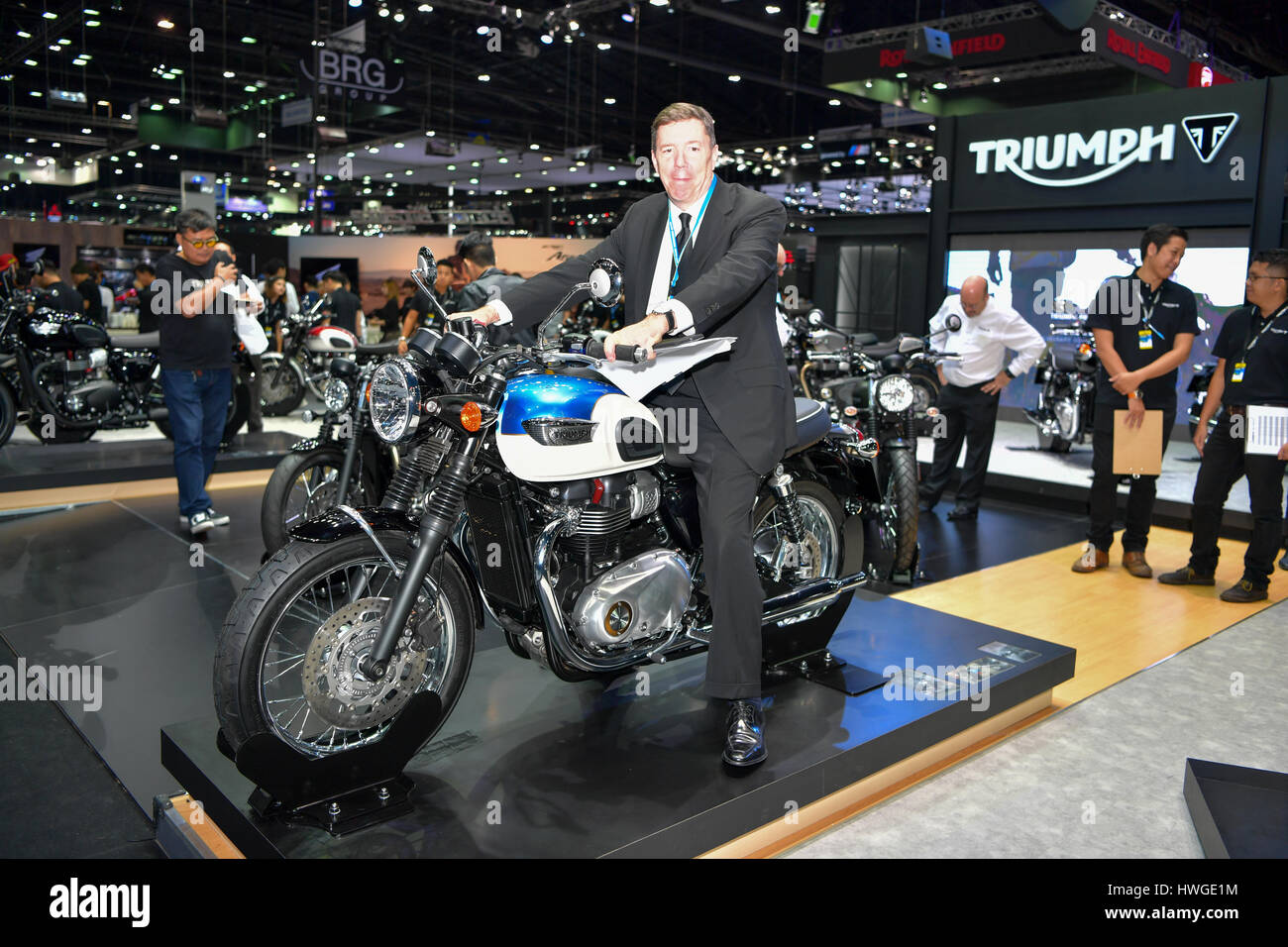 At the triumph showroom hi-res stock photography and images - Alamy