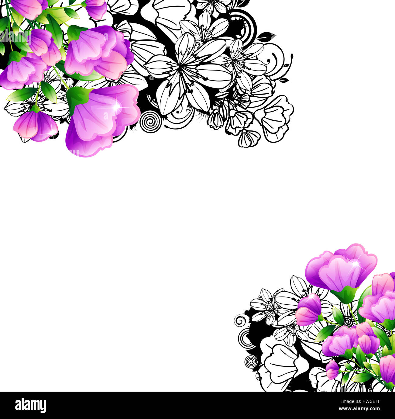 pattern,design,colour,flowers,flower,swirl,label,shape,black,flora ...