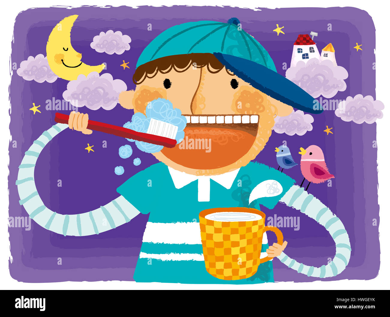 Page 2 Brushing Teeth Night High Resolution Stock Photography And Images Alamy