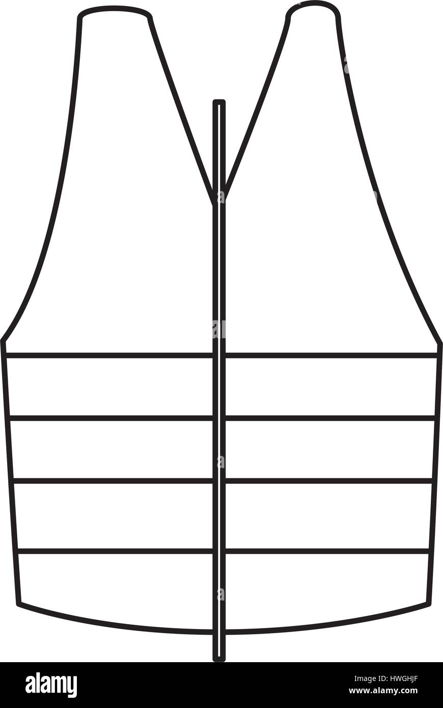 safety vest icon over white background. under construction design ...