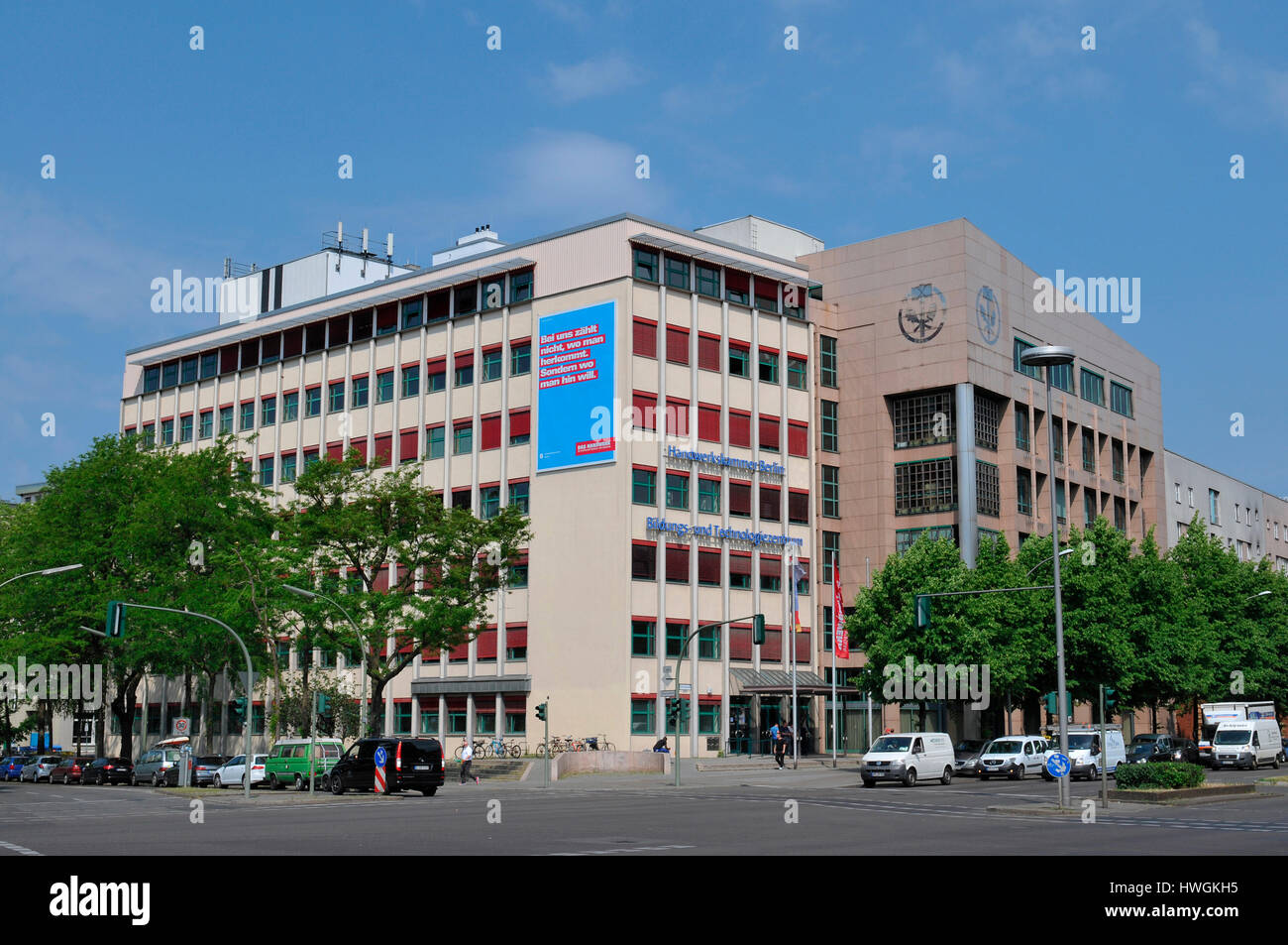 Education and Technology Centre (BTZ) of the Berlin Chamber of Skilled  Crafts, Mehringdamm, Kreuzberg, Berlin, Germany Stock Photo - Alamy