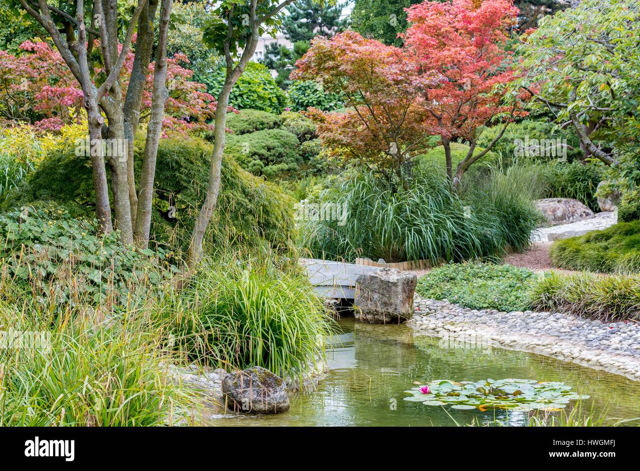 France Seine Maritime Le Havre Japanese Garden Created In 1992