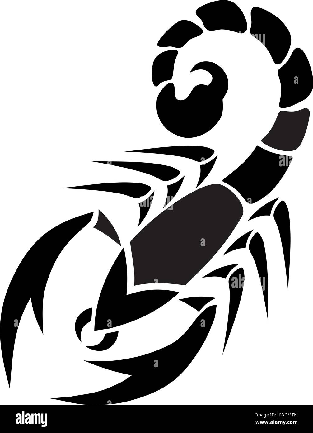 Scorpion tattoo vector vectors hi-res stock photography and images - Alamy