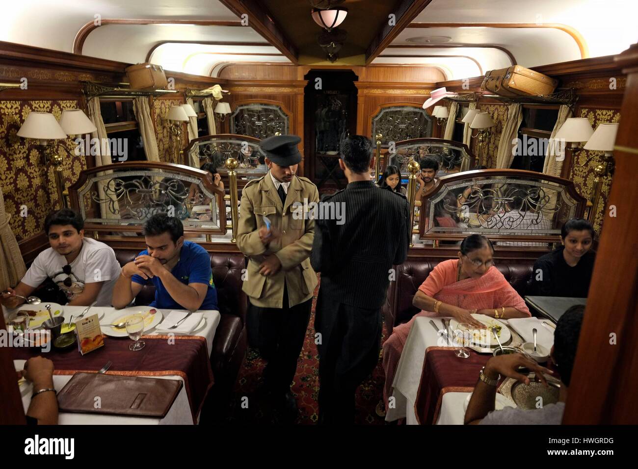 India, state of Telangana, Hyderabad, a train wagon converted into a