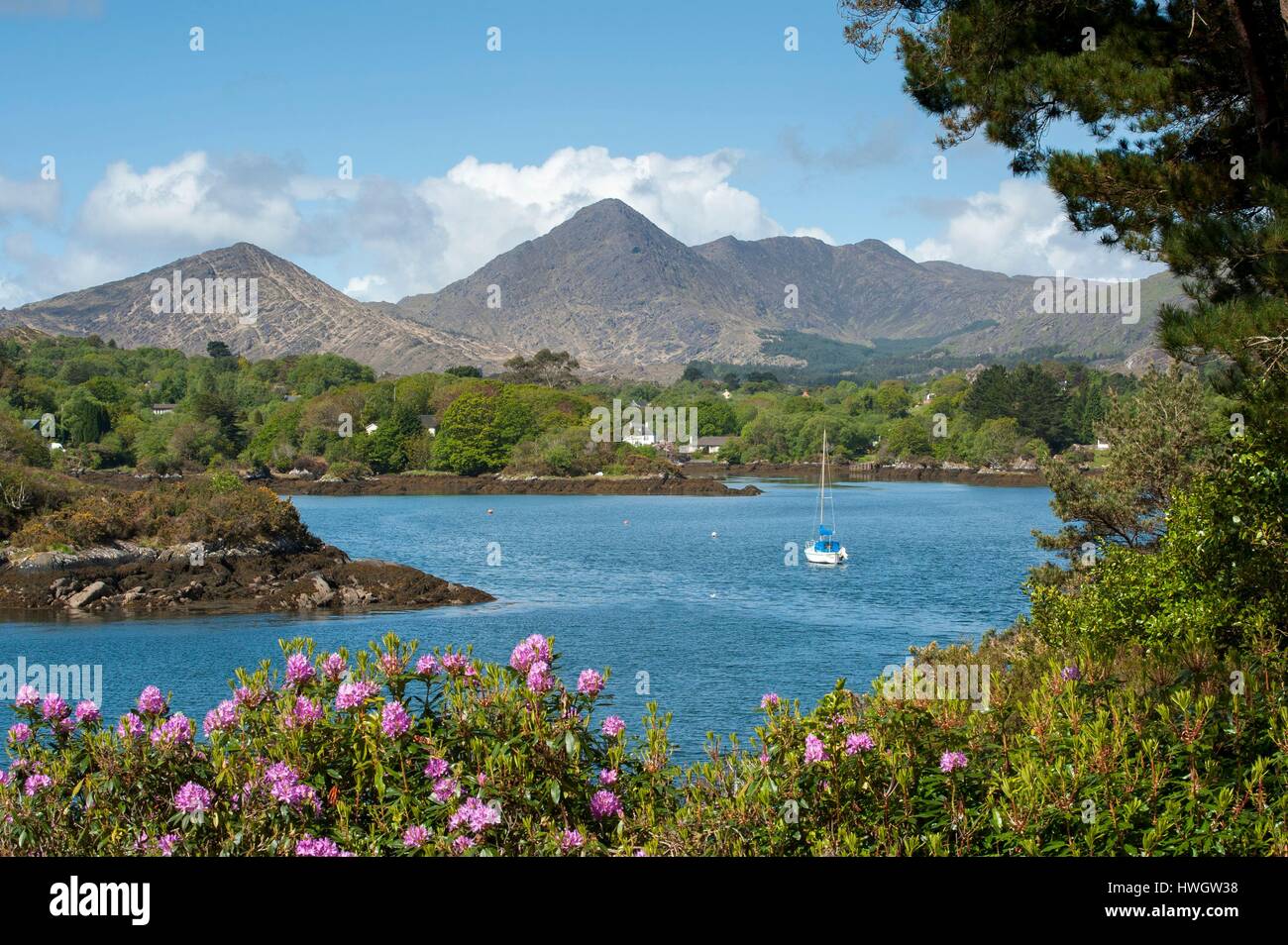Ireland, Cork County, Glengarriff, Bantry Bay, Garinish Island