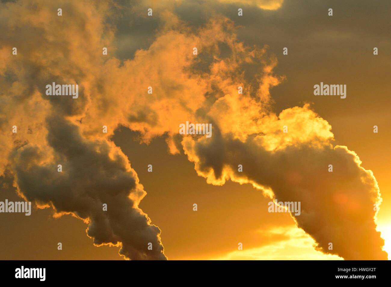 France, Val de Marne, Charenton le Pont, air pollution Stock Photo Alamy