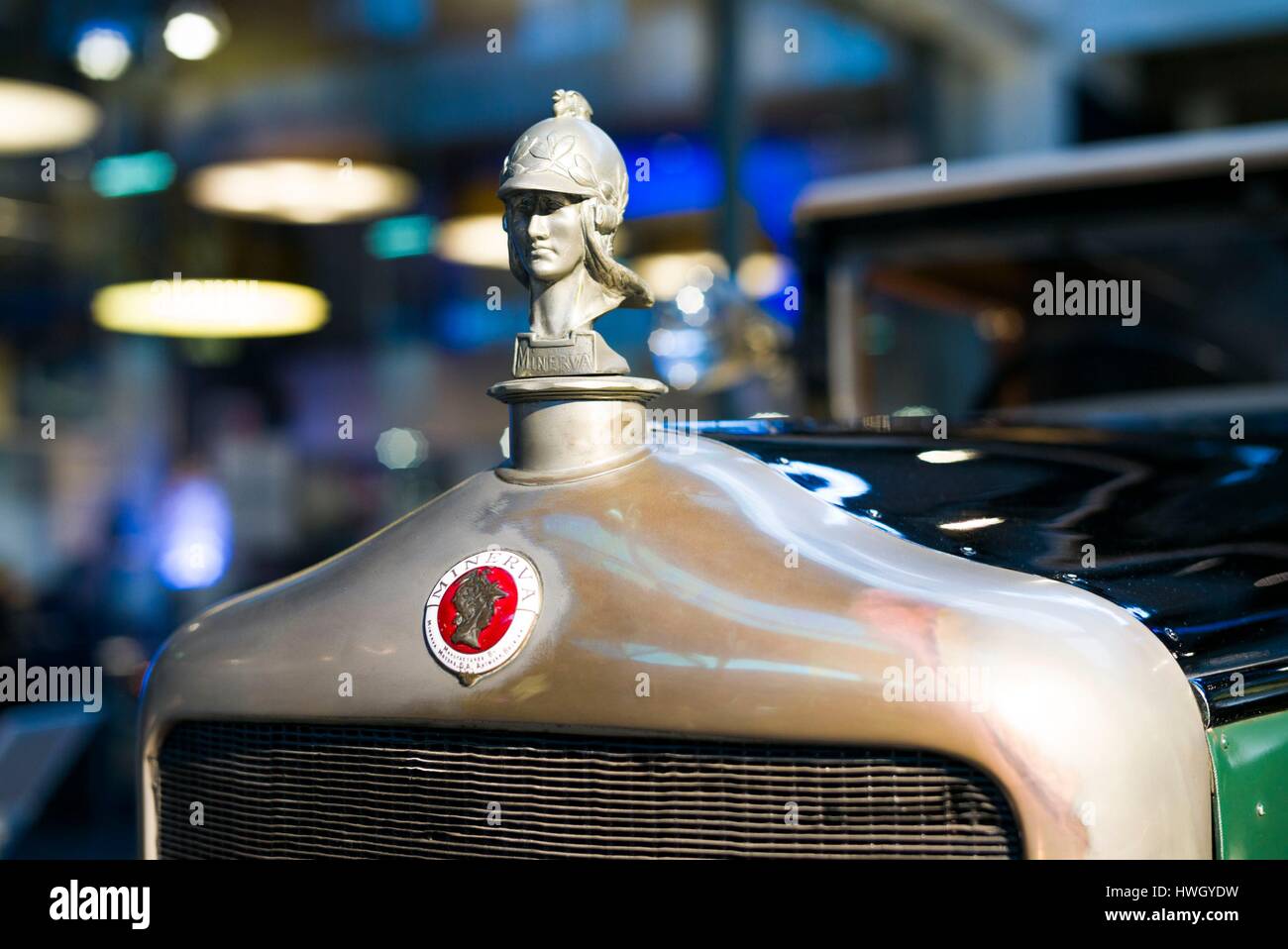 1930s era belgian built minerva car hood ornament hi-res stock photography  and images - Alamy