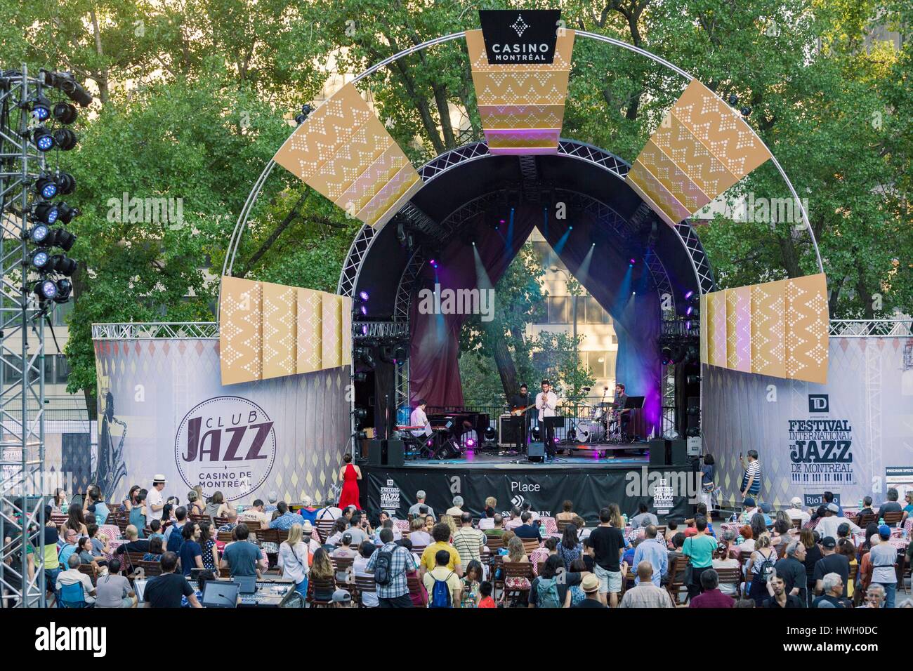 Montreal Jazz Festival Stock Photos & Montreal Jazz Festival Stock