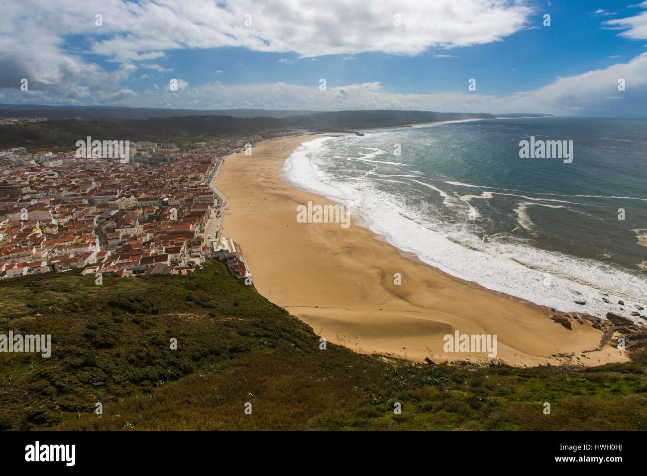 Portugal, Estremadura province, Nazare, famous for its beaches and its