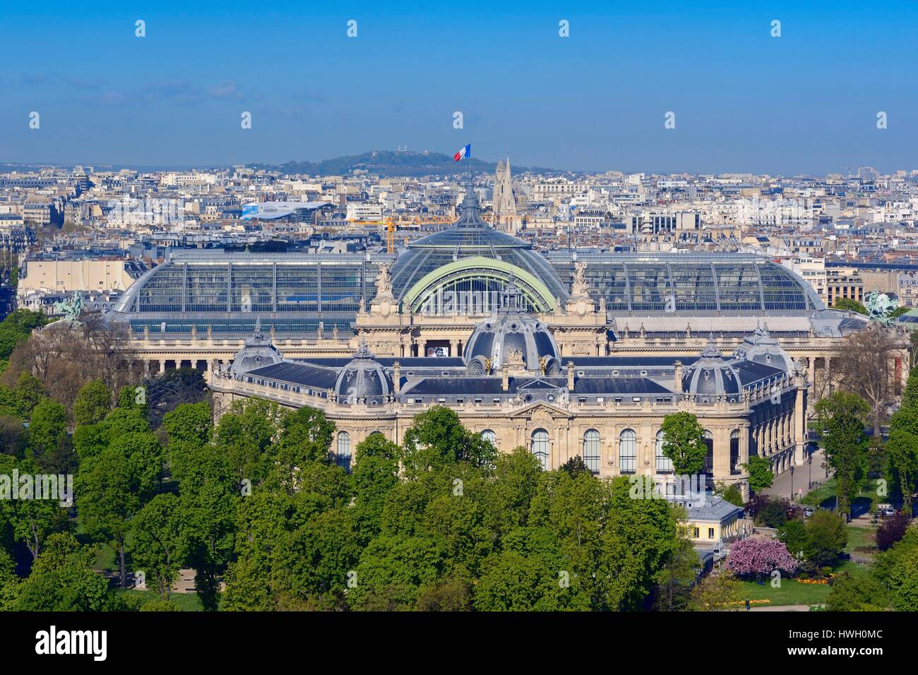 France, Paris, the Grand and the Petit Palais (Grand and Little Palaces) Stock Photo