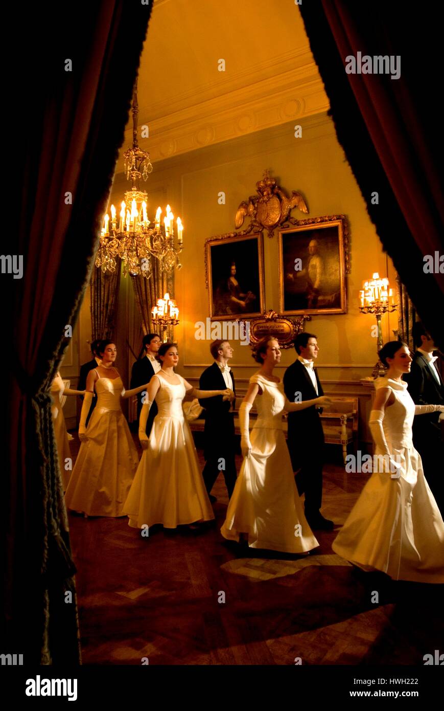 Belgium, Brussels, neighbourhood of the European Union institutions, the  Concert Noble, the Russian debutante Ball at the Concert Noble in Brussels,  Brussels cosmopolitan and multicultural Stock Photo - Alamy