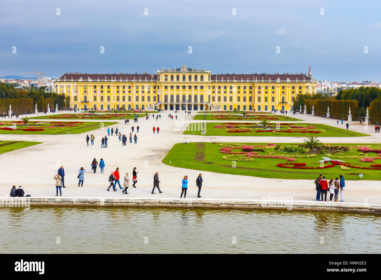 Vienna Austria October 14 2016 Schonbrunn Palace In Vienna Stock