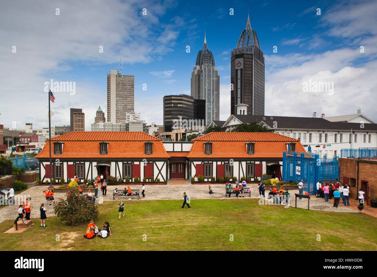 Okay, here is a 1200-word journalistic article about Fort Conde in Mobile, Alabama, incorporating historical facts and interesting details.