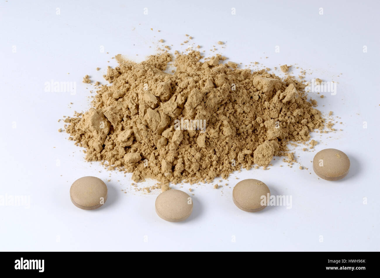 Himematsutake, powder and pills, Agaricus blazei Murrill, almond