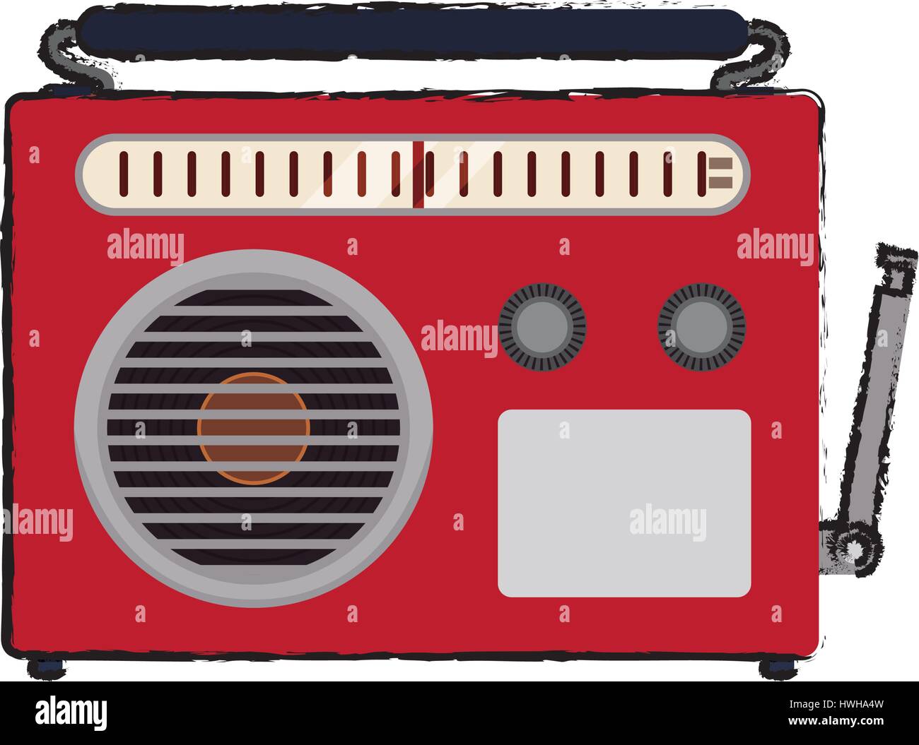 Vintage radio stereo Stock Vector Image & Art - Alamy