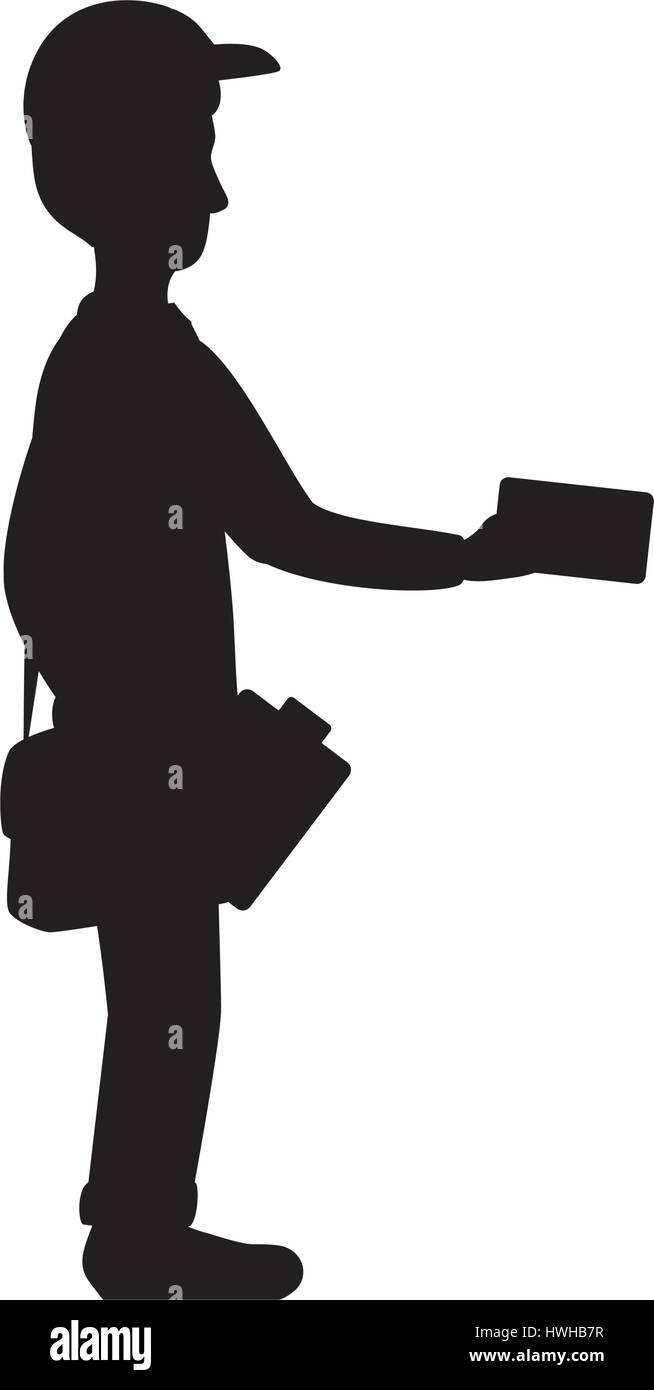 Mailman delivery service Stock Vector Image & Art - Alamy