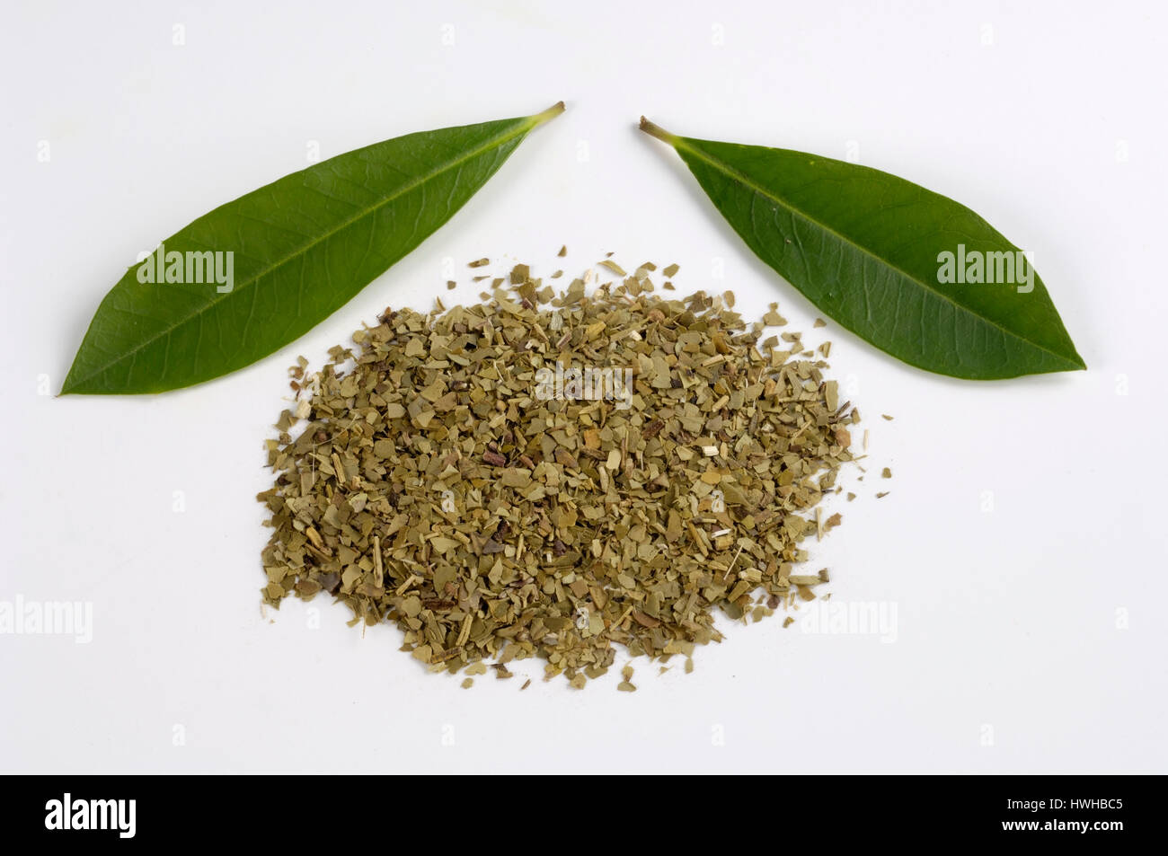 Yerba mate, dried leaves, Ilex paraguariensis, Mate, dry sheets, Ilex
