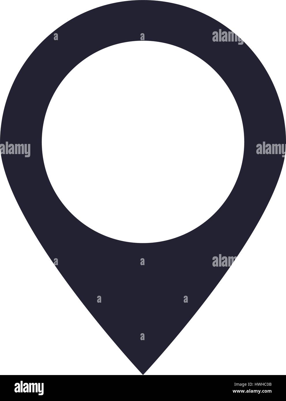 Map pointer pin Stock Vector Image & Art - Alamy