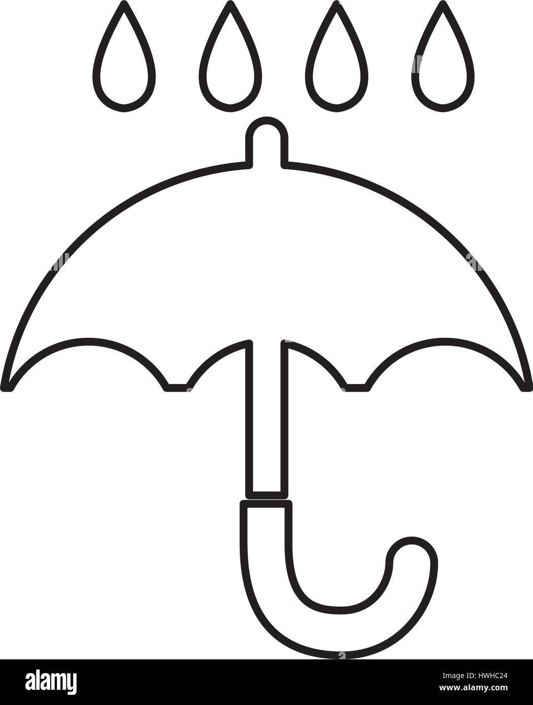 Keep dry delivery Stock Vector
