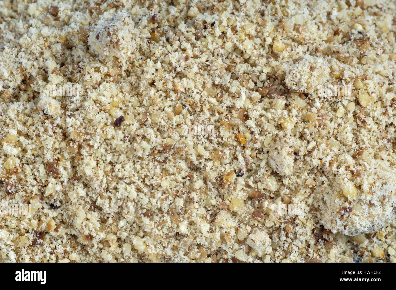 Chufa Sedge, Yellow Nutsedge, tiger's groove Sedge, Earthalmond, crushed, Cyperus esculentus, earth almond, ground root nodules, Cyperus esculentus  , Stock Photo