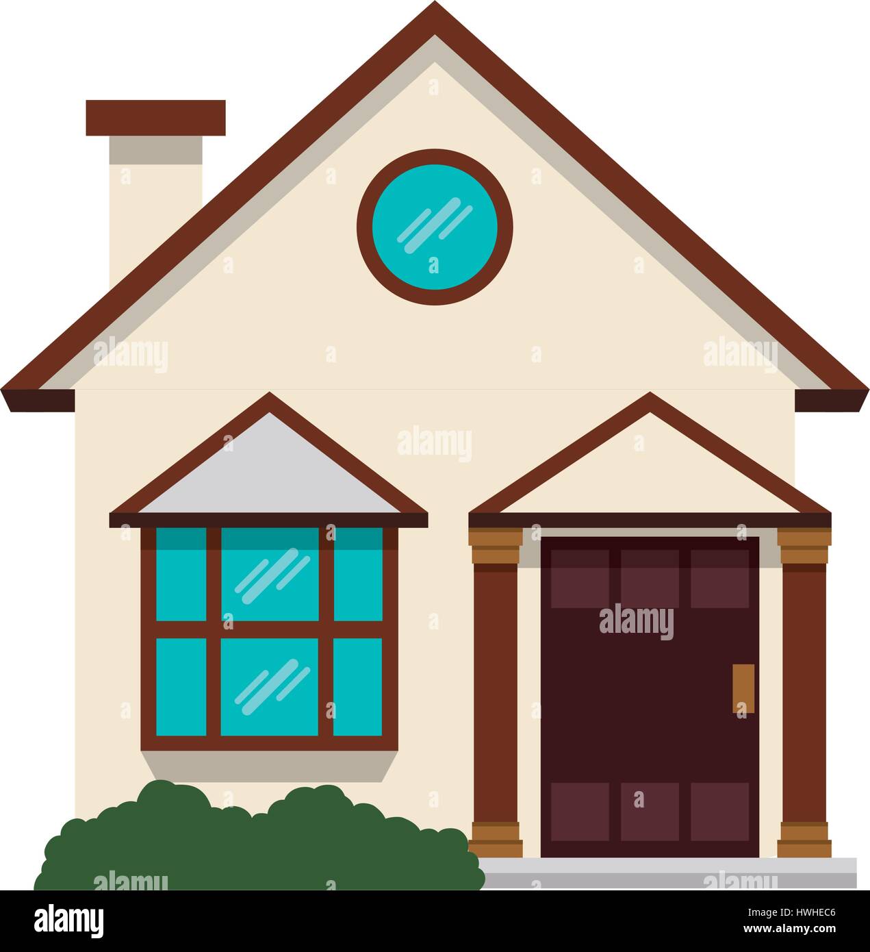 House building isolated Stock Vector Image & Art - Alamy