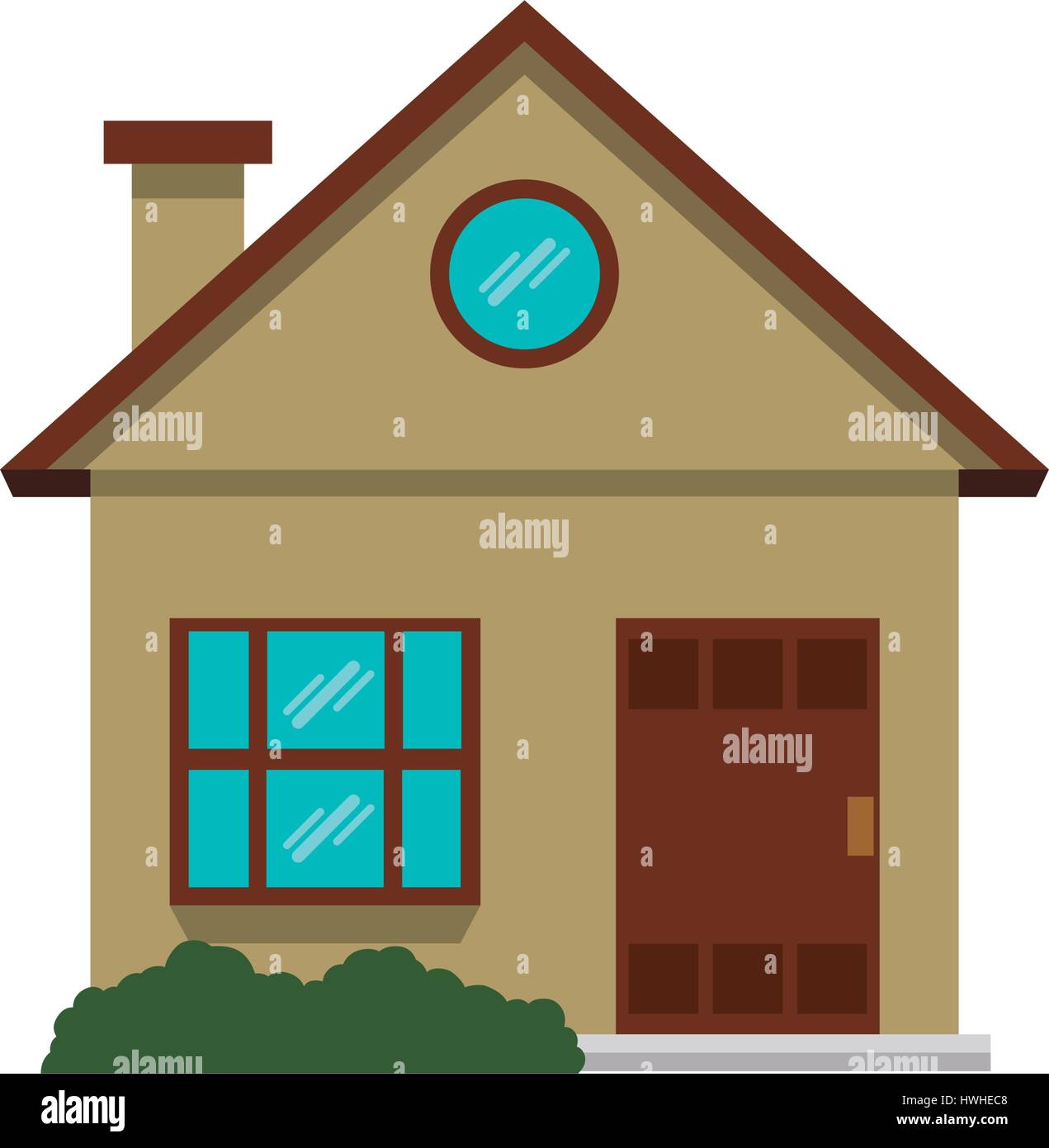House building isolated Stock Vector Image & Art - Alamy