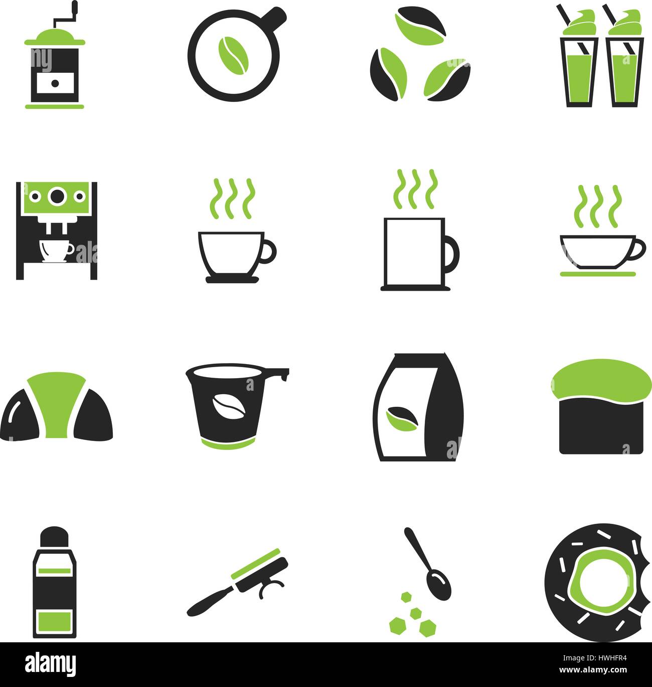 Cafe simply icons for web and user interfaces Stock Vector Image & Art ...