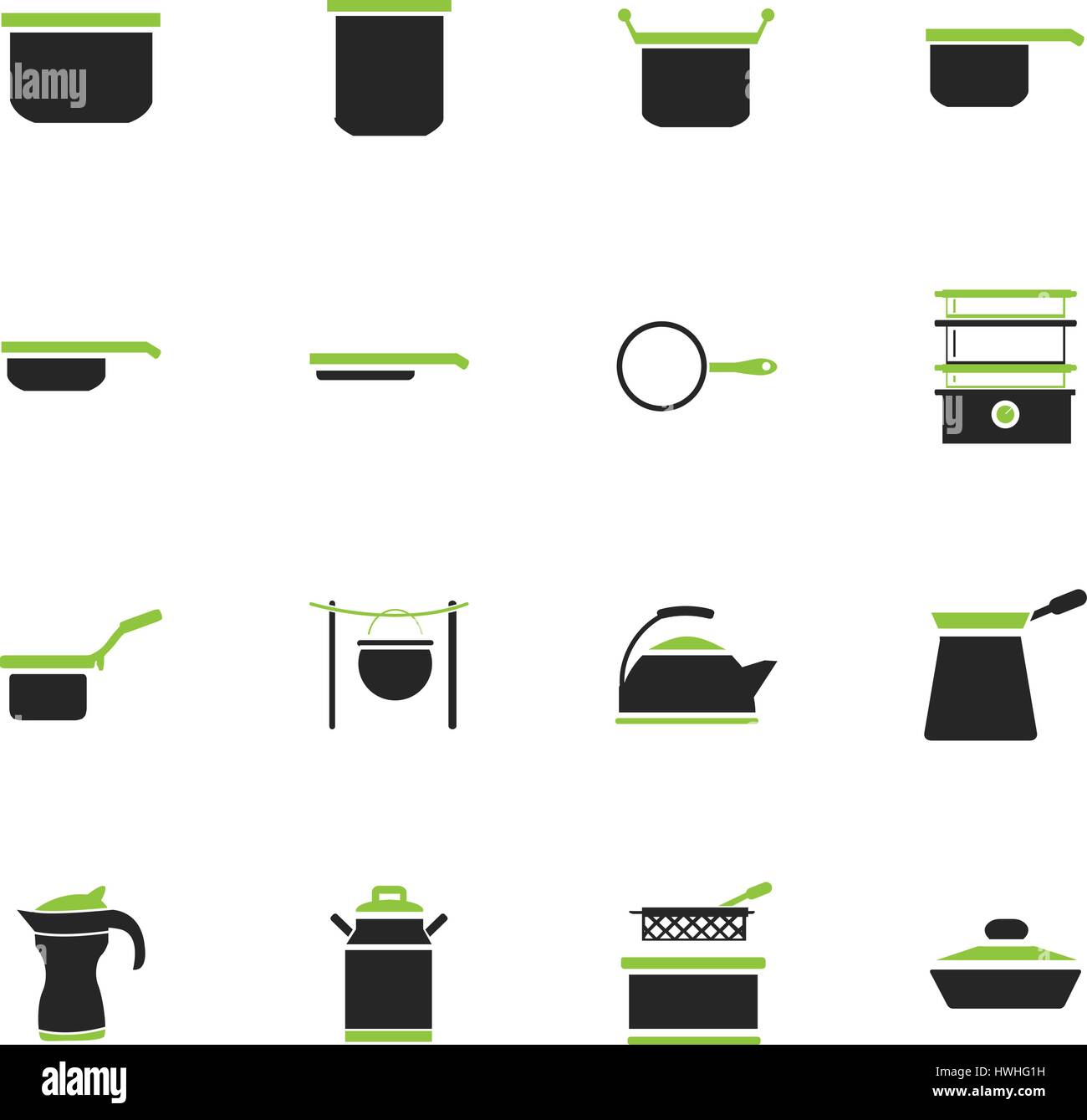 Dishes simply icons for web and user interfaces Stock Vector Image ...