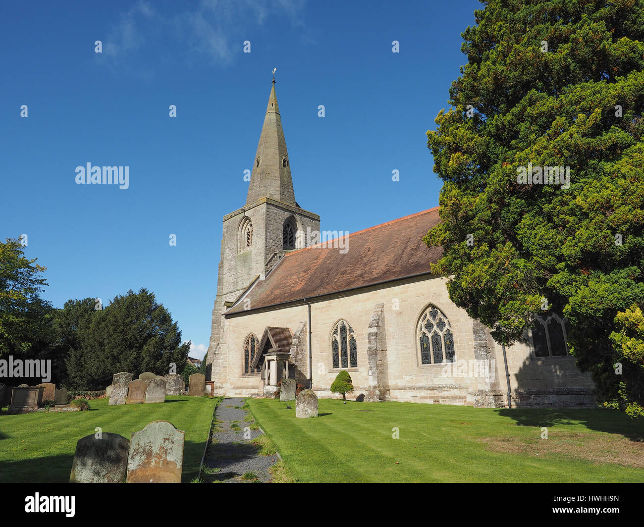 Parish Church of St Mary Magdalene in Tanworth in Arden, UK Stock Photo