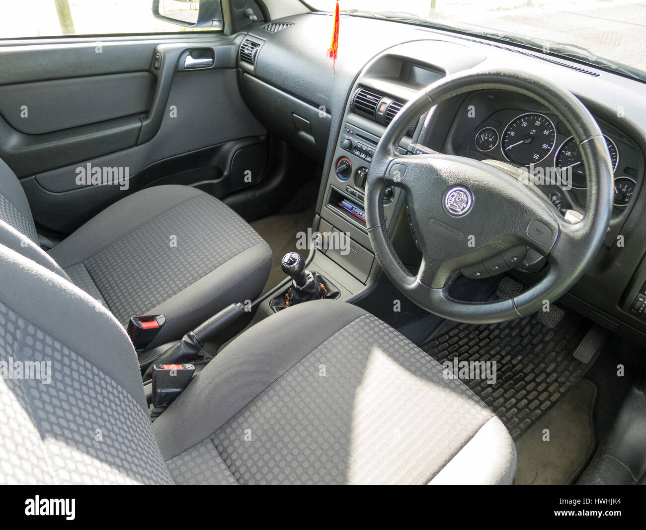 Interior of 2004 Vauxhall Astra G Stock Photo