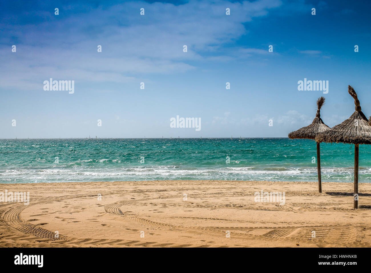 Mallorca Strand Stock Photo