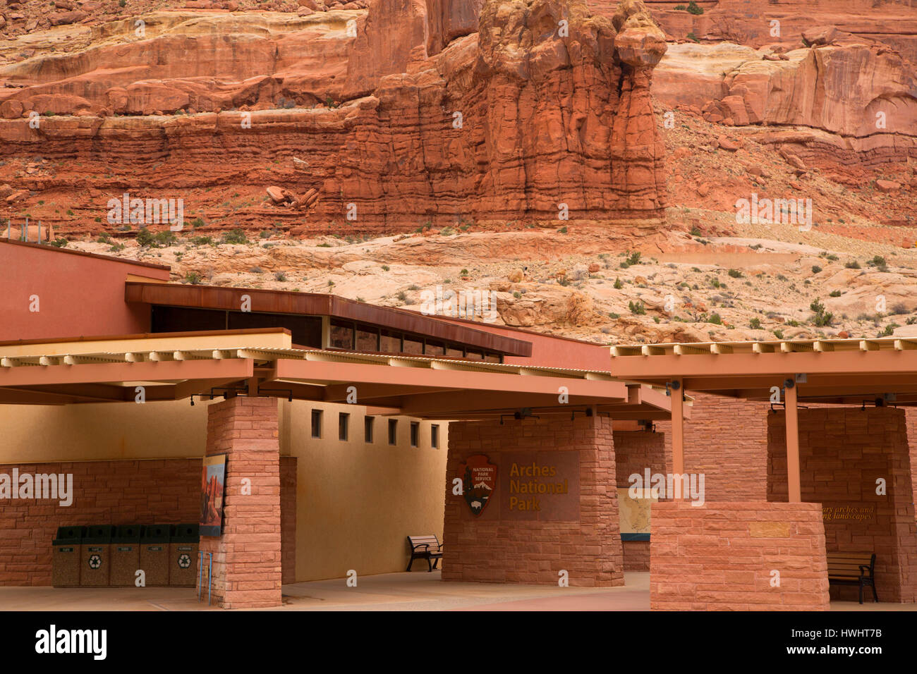 Visitor Center, Arches National Park, Utah Stock Photo - Alamy