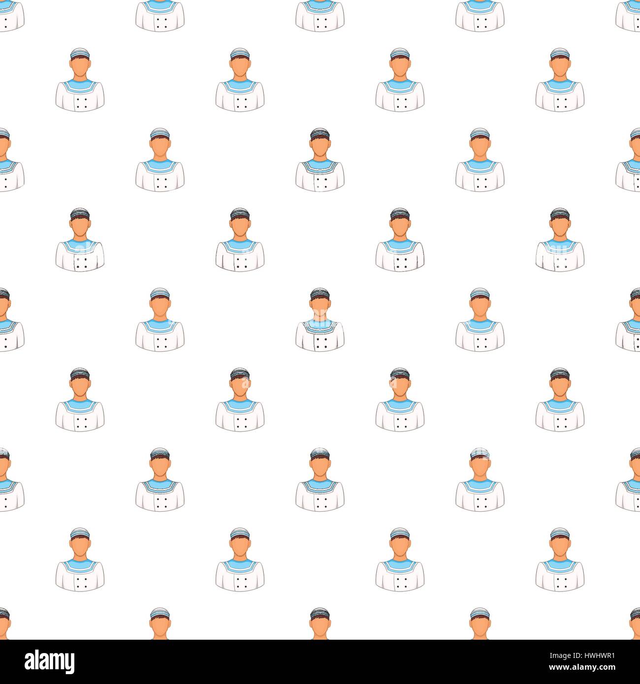 Sailor pattern, cartoon style Stock Vector Image & Art - Alamy