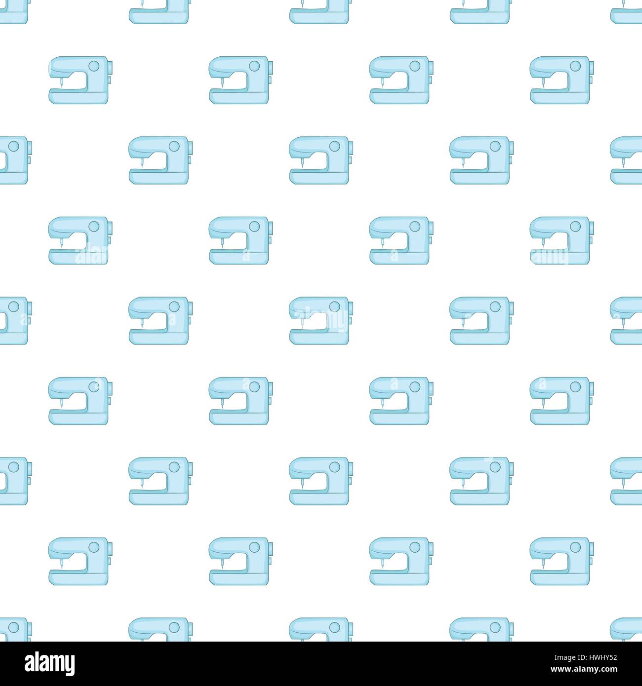 Sewing machine pattern, cartoon style Stock Vector Image & Art - Alamy