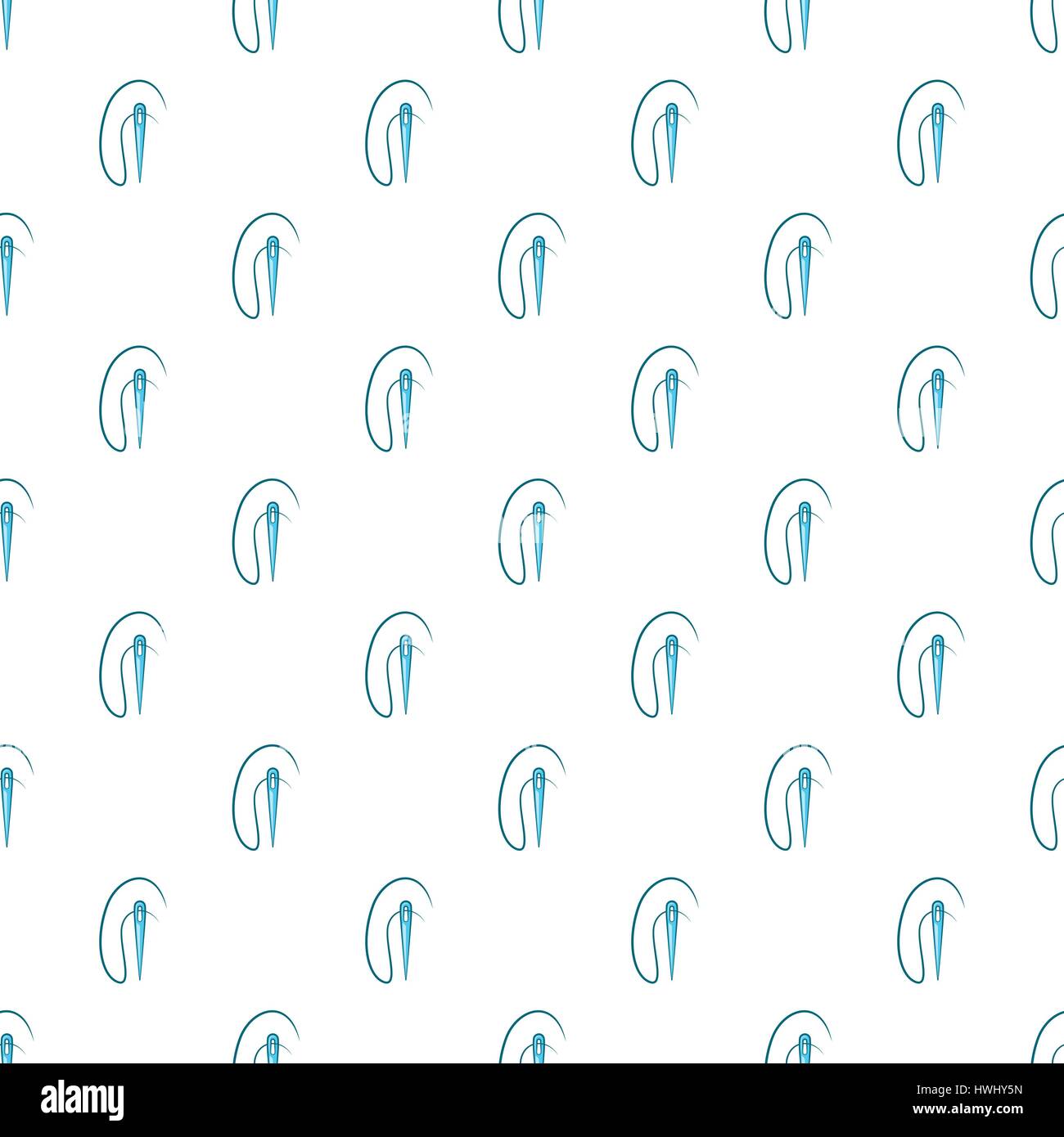 Needle and thread pattern, cartoon style Stock Vector Image & Art - Alamy