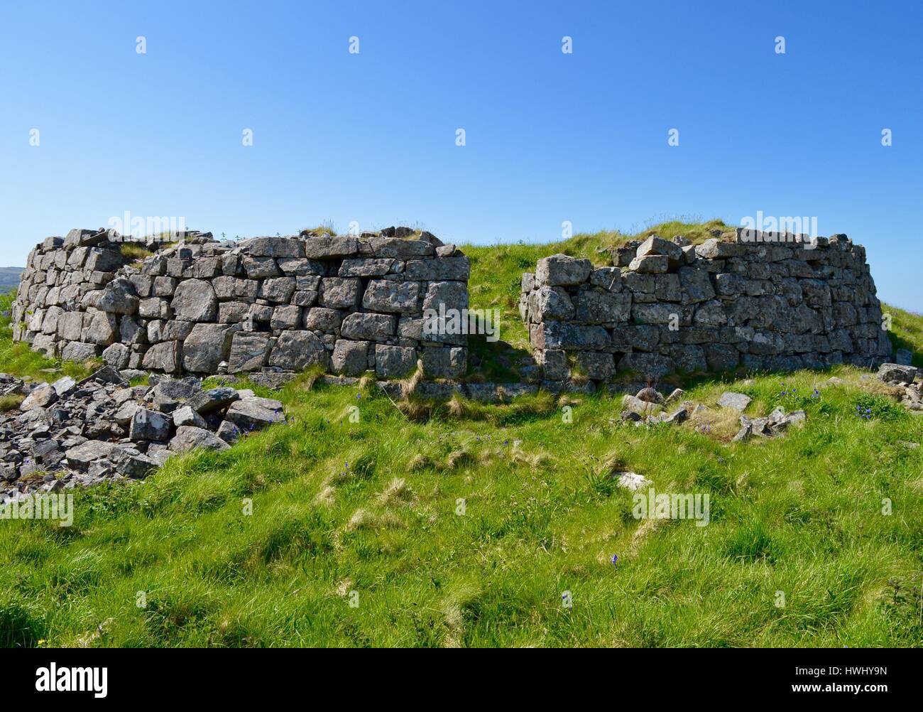 Dun Ardtreck, Isle of Skye Stock Photo