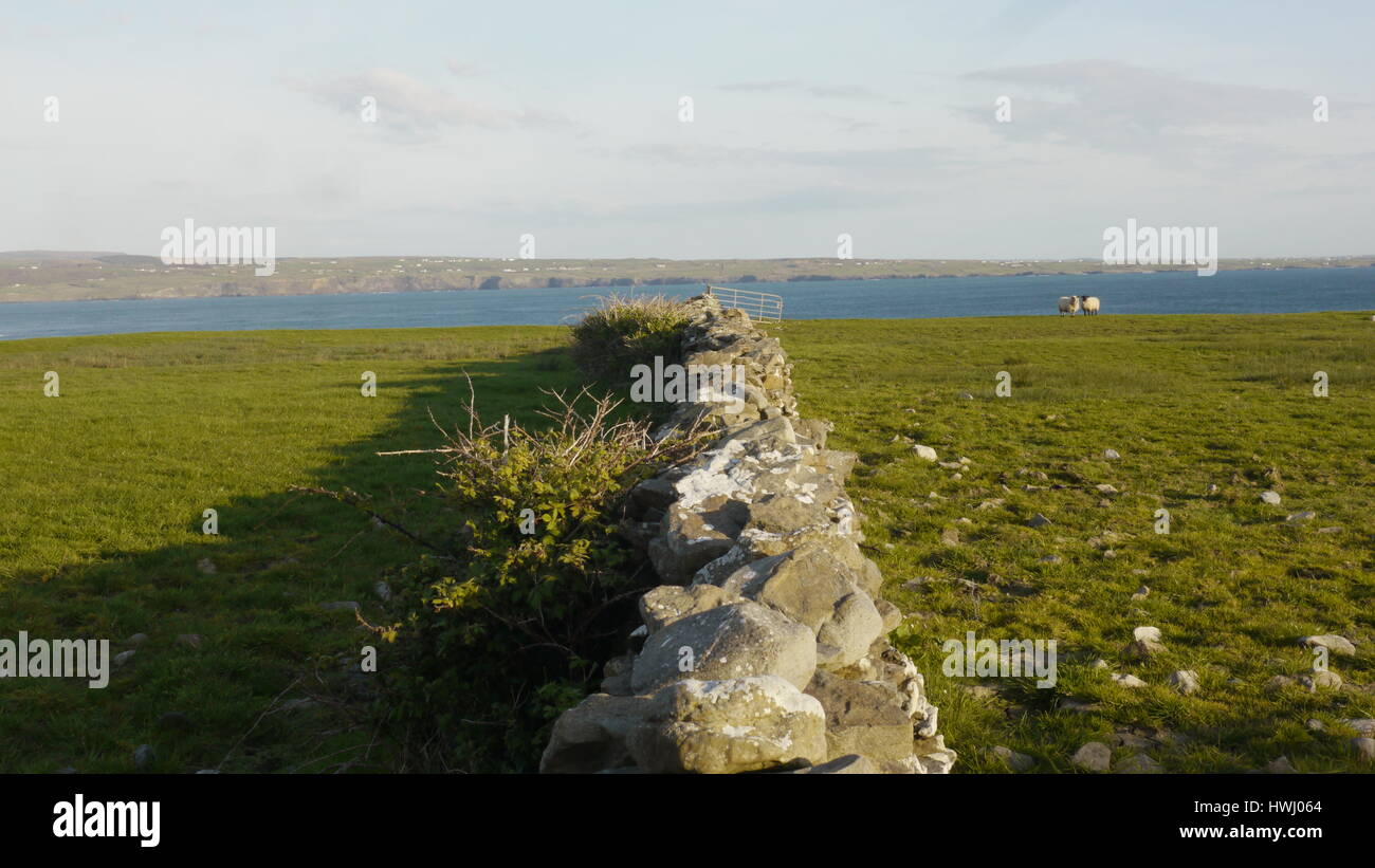 Irish landscape.Images from the Irish countryside.Show the texture, colour and ruggedness of the Irish countryside. Stock Photo