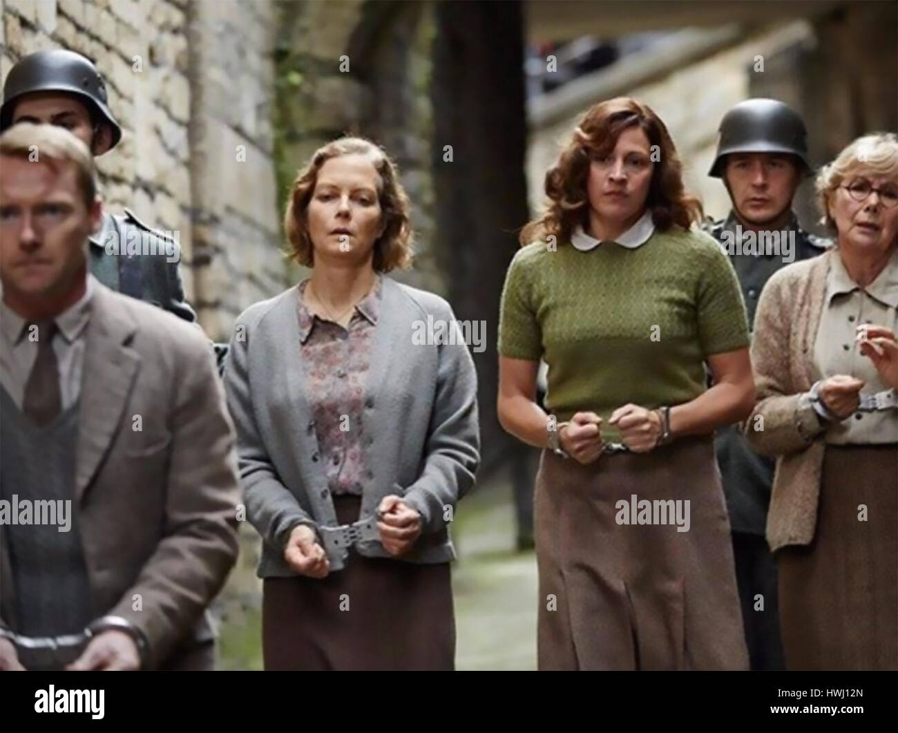 ANOTHER MOTHER'S SON 2017 Bill Kenwright Films production with John Hannah at left with Jenny Seagrove Stock Photo