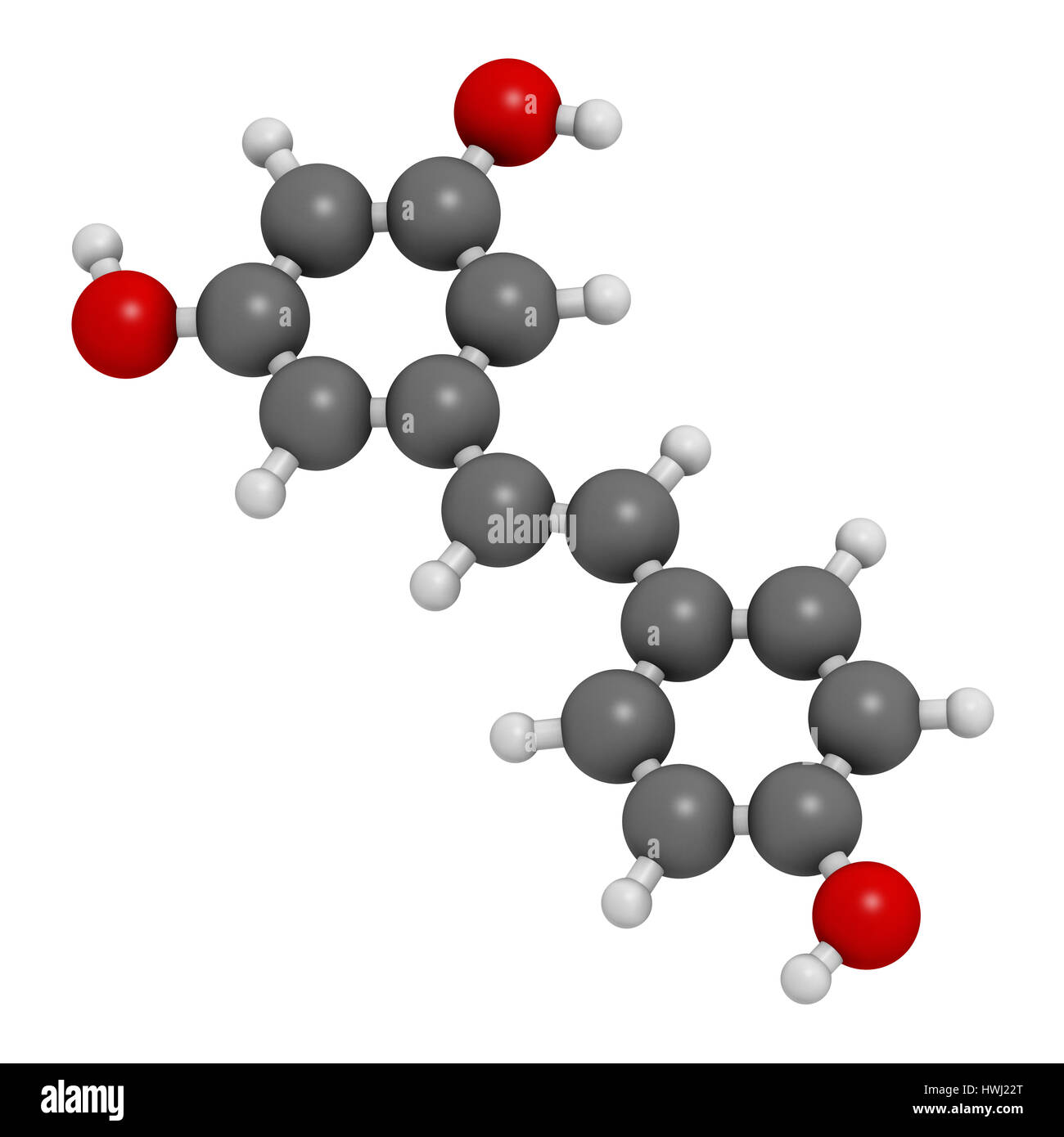 Resveratrol molecular hires stock photography and images Alamy