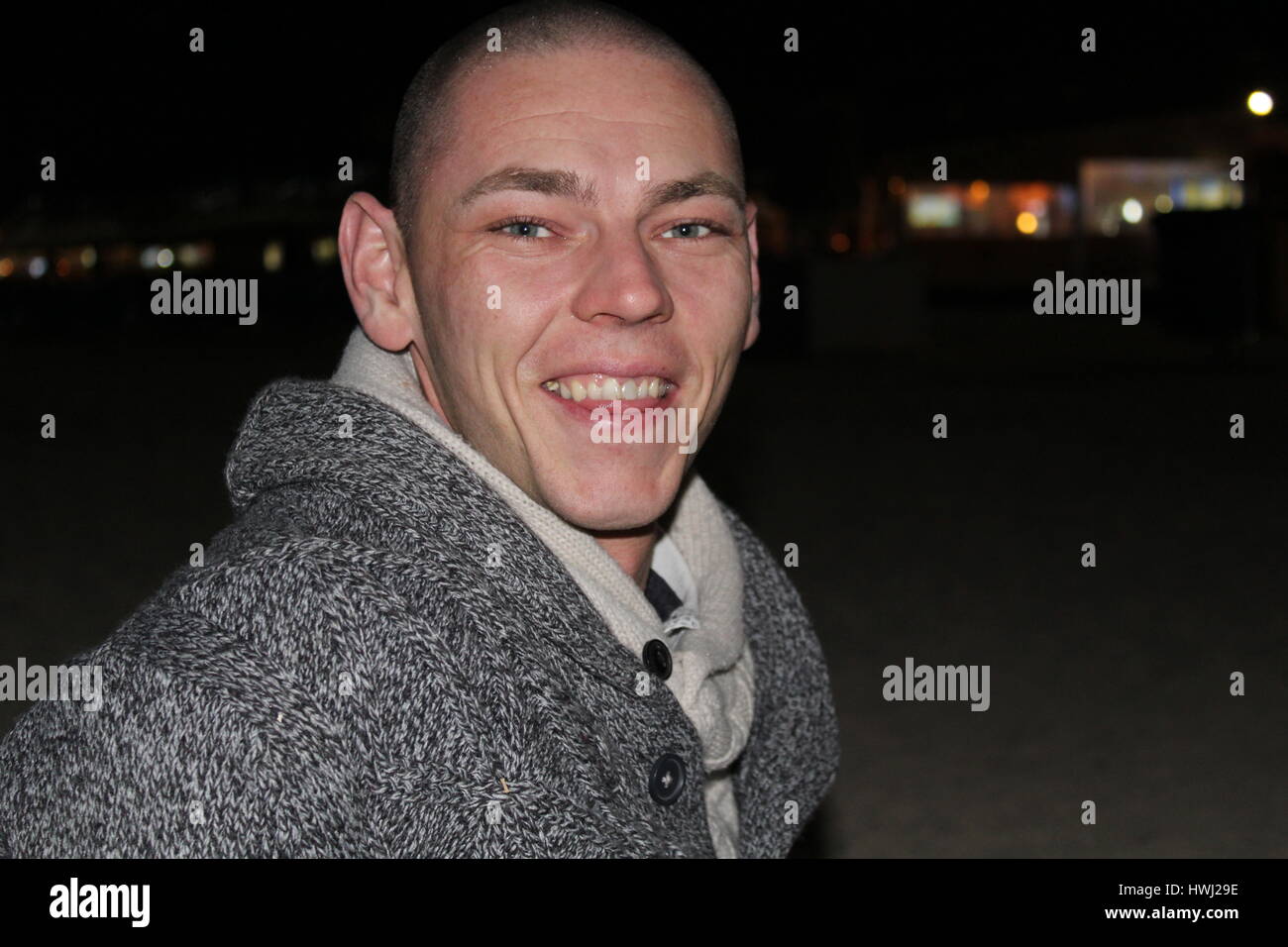 Handsome young man happy smile hi-res stock photography and images - Alamy