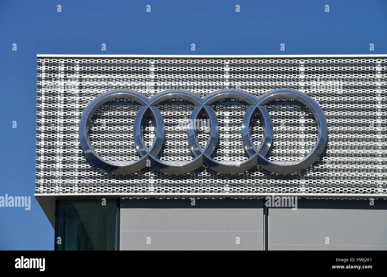 Audi, Brunsbuetteler Damm, Spandau, Berlin, Deutschland Stock Photo