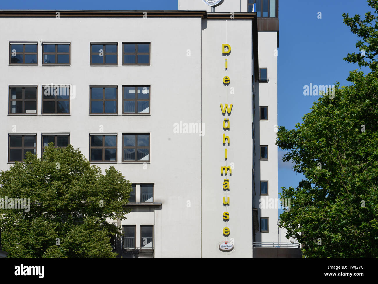 Theater Die Wuehlmaeuse, Theodor-Heuss-Platz, Westend, Charlottenburg, Berlin, Deutschland, Die WÃ¼hlmÃ¤use Stock Photo
