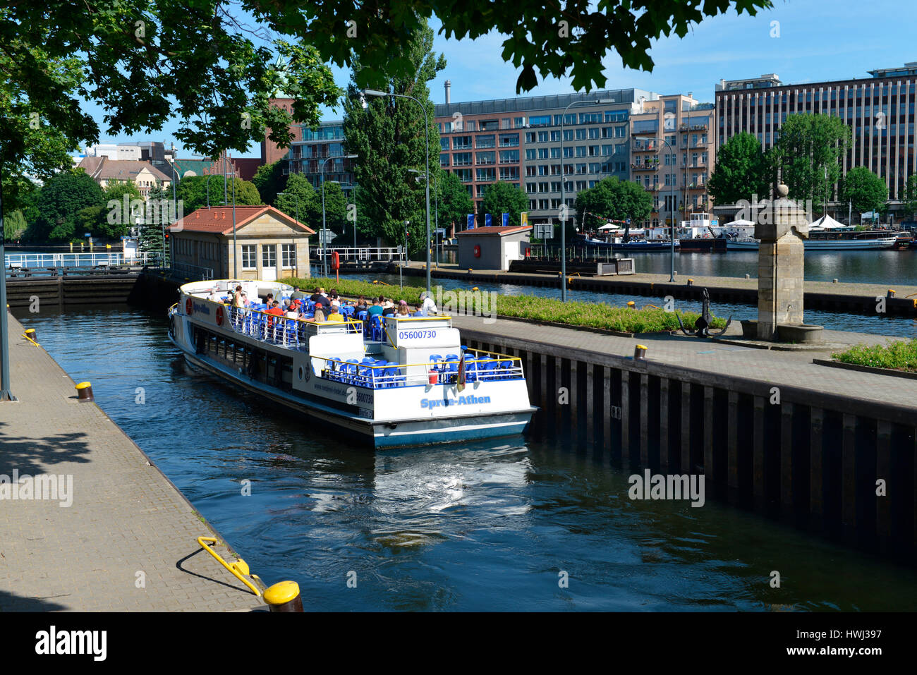 Muehlendammschleuse, Rolandufer, Mitte, Berlin, Deutschland ...