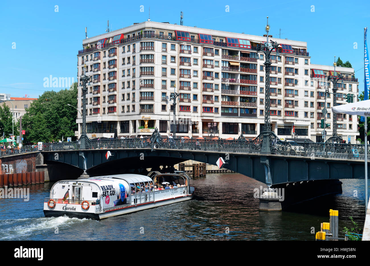 Hotel Riverside, Friedrichstrasse, Mitte, Berlin, Deutschland Stock Photo