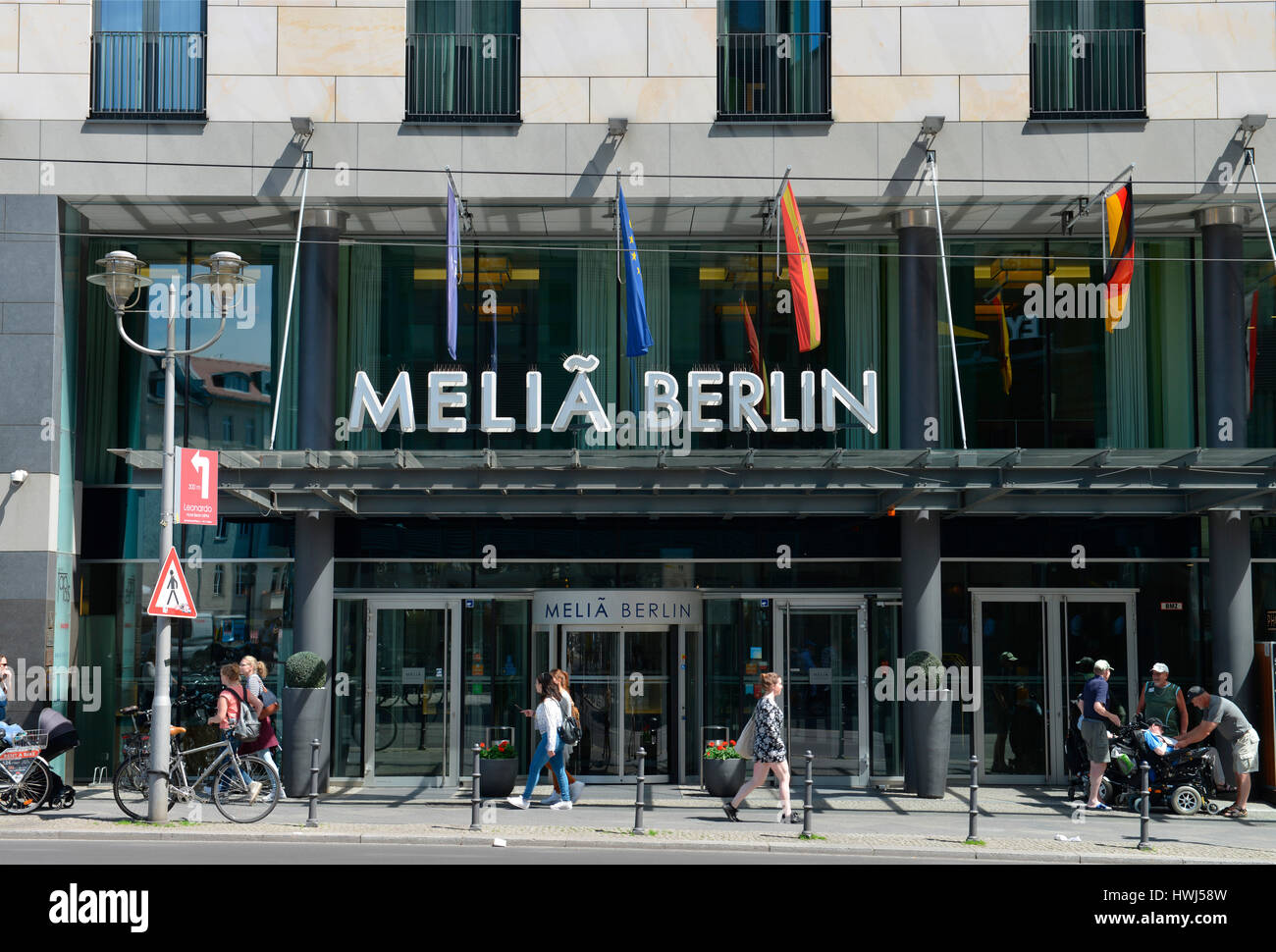 Hotel Melia, Friedrichstrasse, Mitte, Berlin, Deutschland Stock Photo