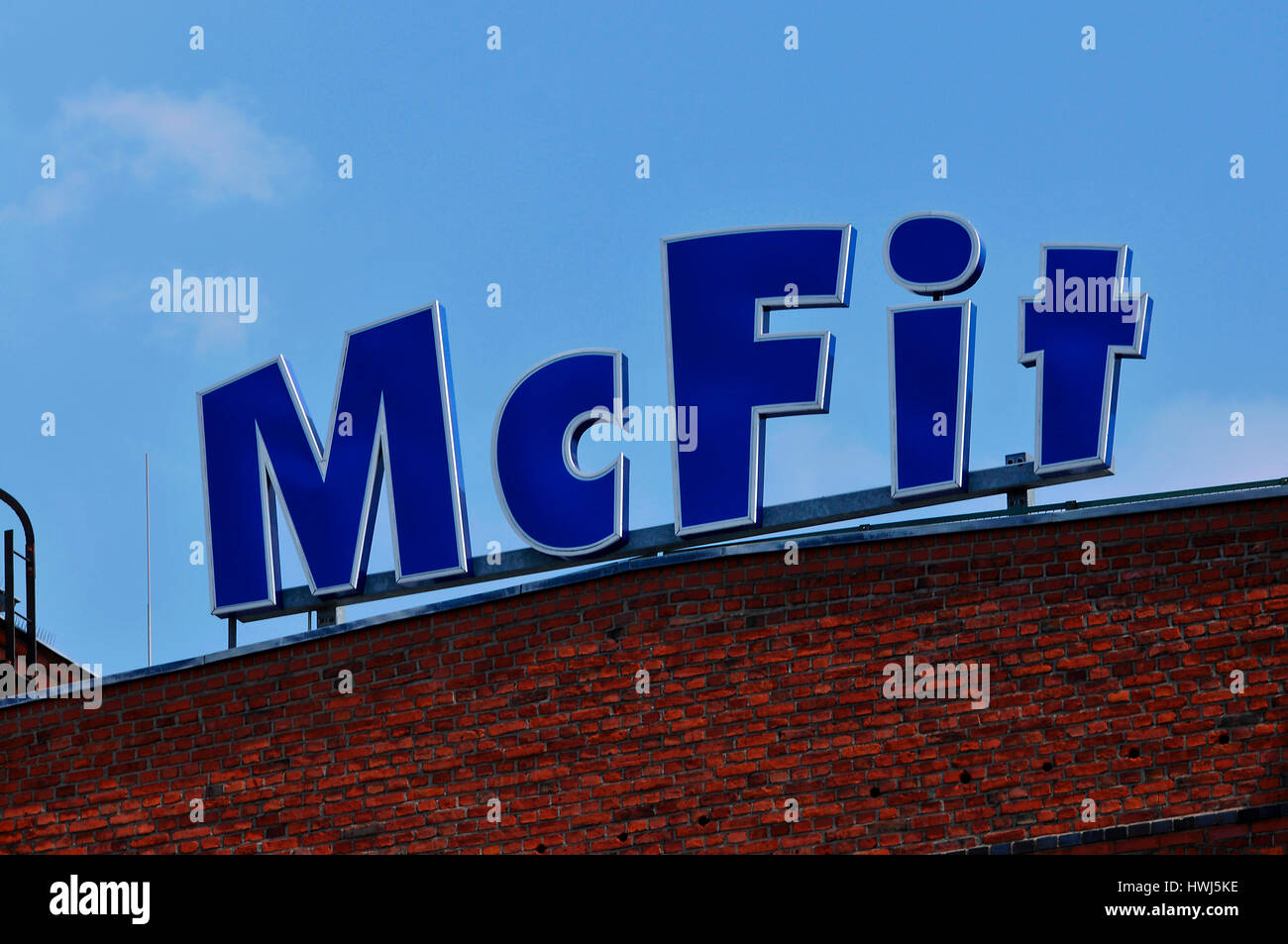 McFit, Schoeneberger Strasse, Tempelhof, Berlin, Deutschland, SchÃ¶neberger Strasse Stock Photo