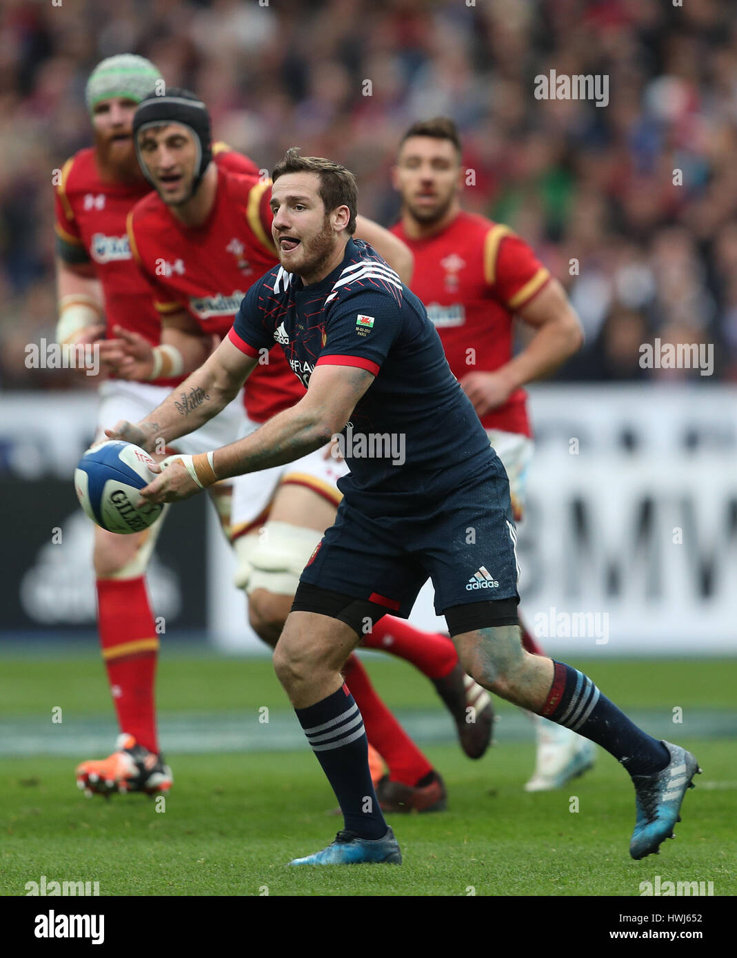 France Camille Lopez during the RBS 6 Nations match at the Stade de France,  Paris Stock Photo - Alamy