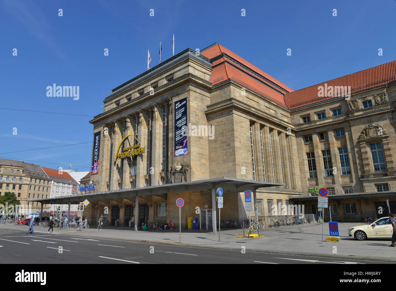 Hauptbahnhof, Willy-Brandt-Platz, Leipzig, Sachsen, Deutschland Stock ...