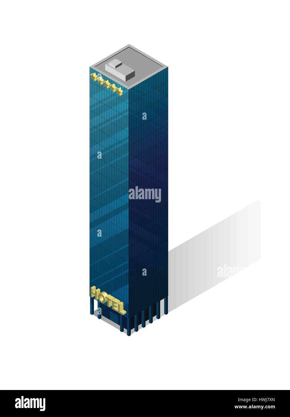 Vector isometric skyscraper icon Stock Vector Image & Art - Alamy